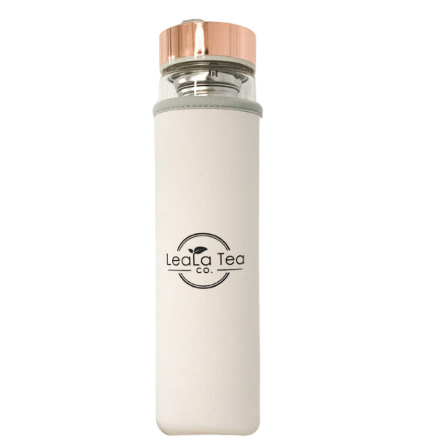 Athella Tea Crystal Infuser Bottle - Clear Quartz
