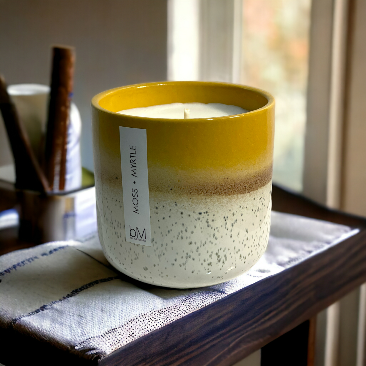 Ceramic Mustard & Stone - Moss + Myrtle