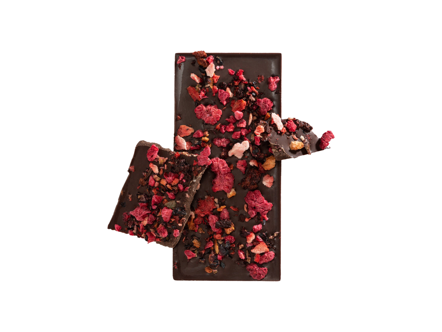 Charlotte Piper Dark Chocolate Bar 50g - Mixed Berry