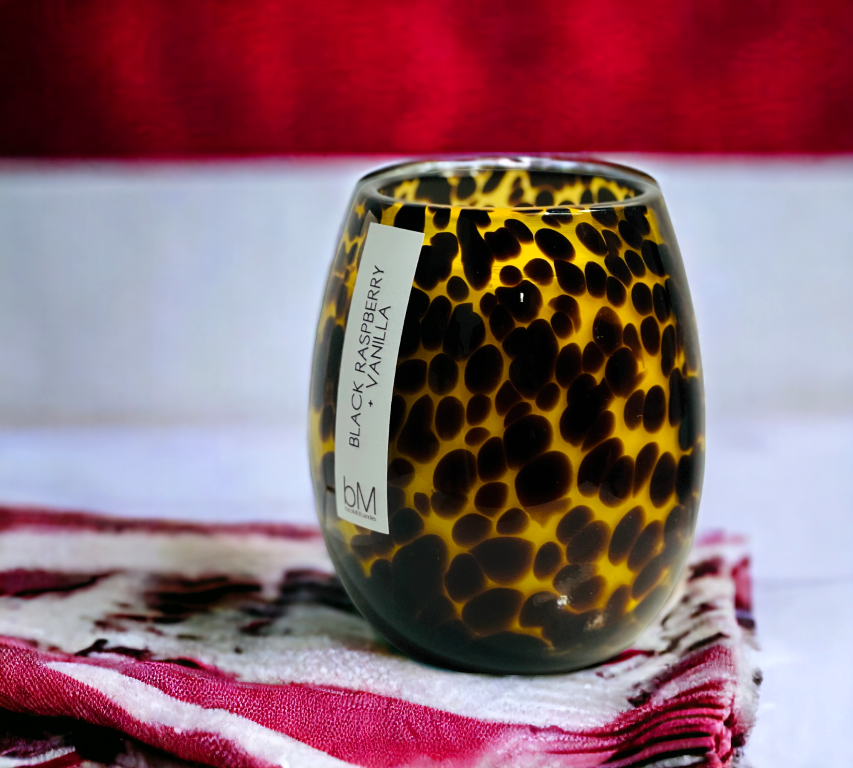 Jumbo Confetti Leopard - Black Raspberry Vanilla