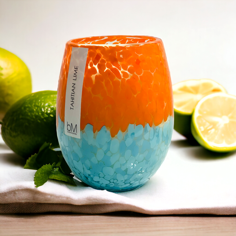 Confetti Orange Blue - Tahitian Lime