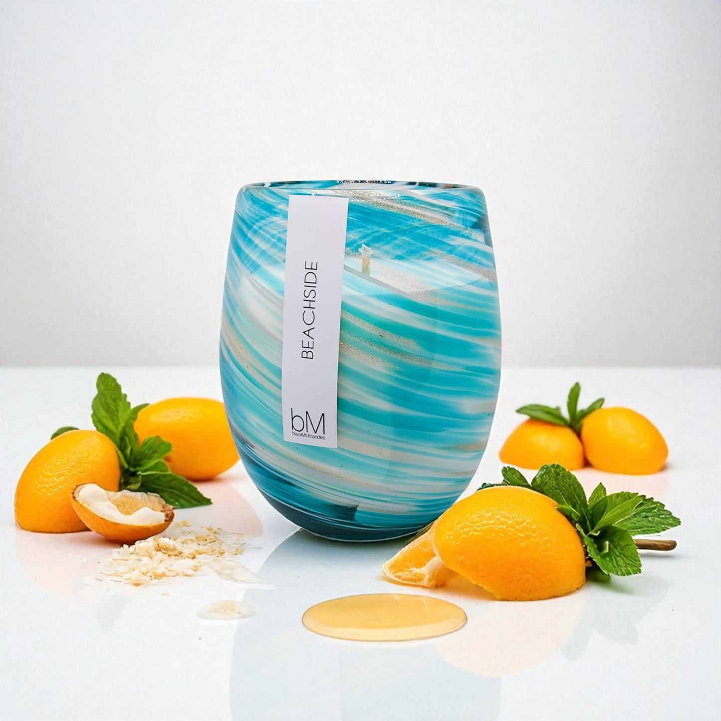 Confetti Blue Swirl - Beachside