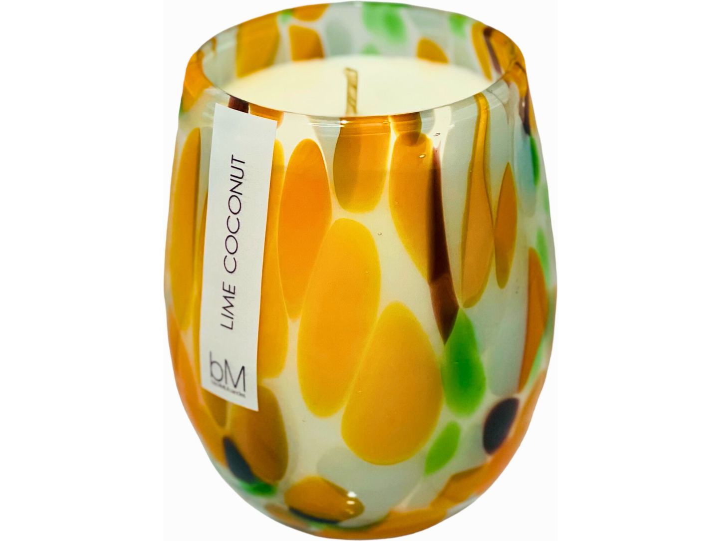 Confetti Green Black Orange - Lime Coconut
