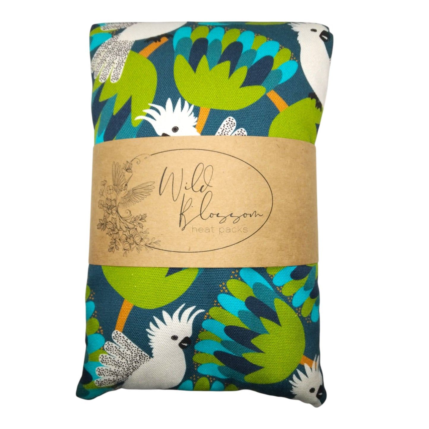 Wild Blossom Heat Pack - Green Cockatoo