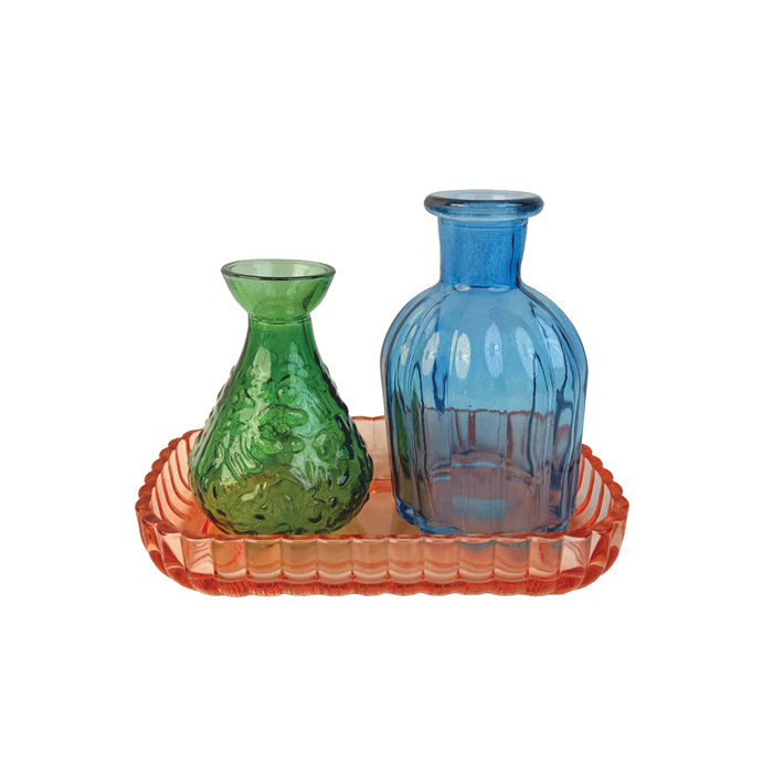 Nari Bottle Sml Set Pink Rect Dish