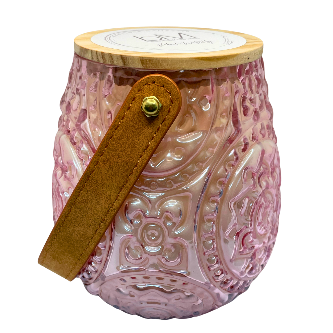 Hamptons Pink Glass - Waterlily