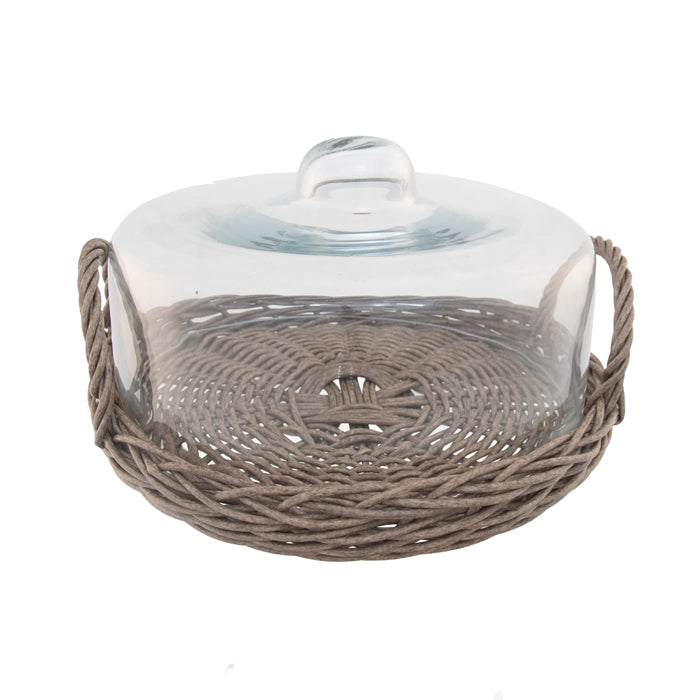 Annette Woven Wide Round Cloche Lge