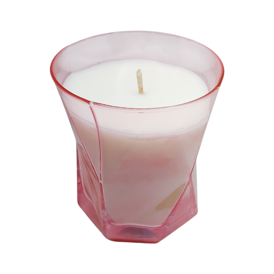NEW! Geo Candle Pink - Peony Lychee | Inspired by Miss Dior