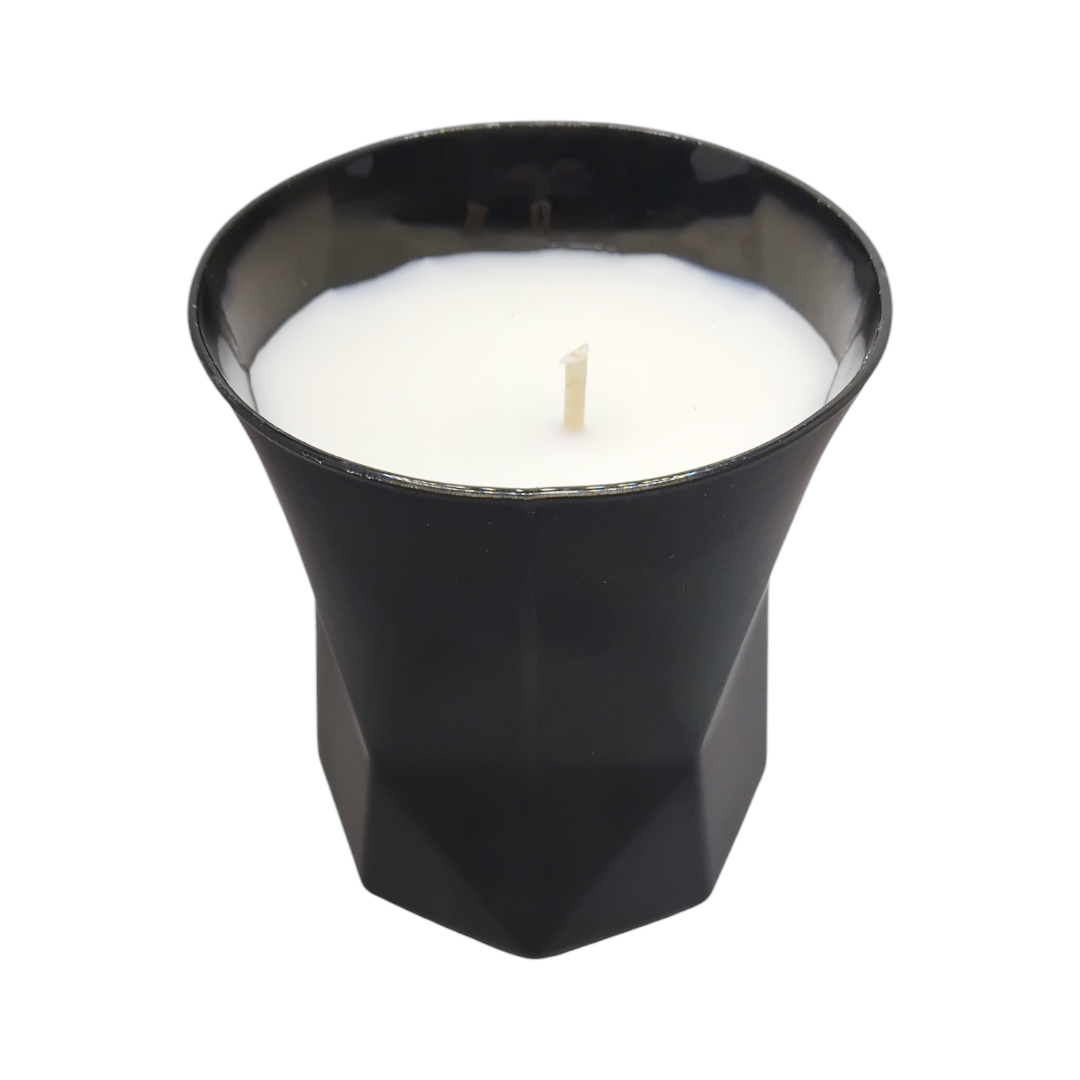 NEW! Geo Candle Matte Black - IInspired by Baccarat Rouge | Sea Salt + Vanilla