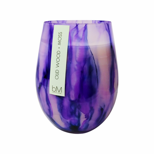 Watercolour Purple - Oud Wood + Moss