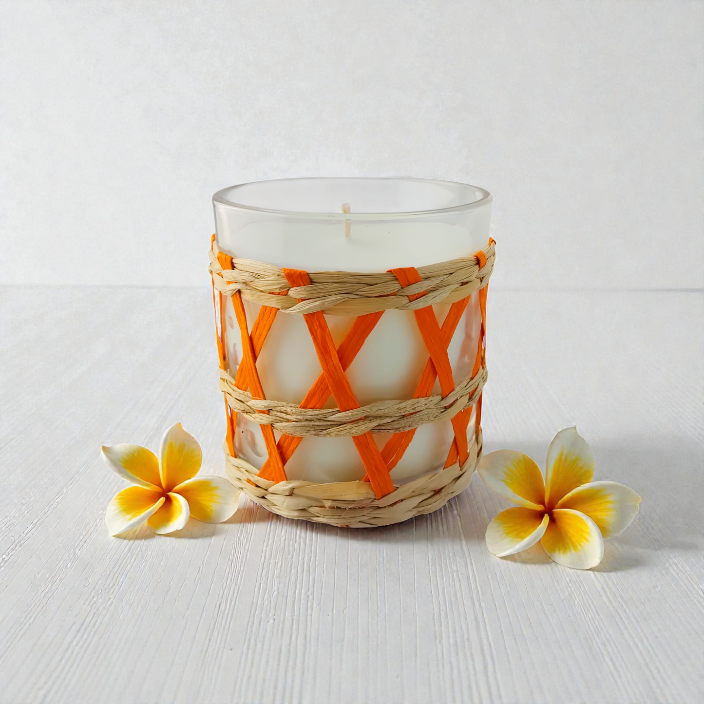 Wicker Bloom Orange - Aloha Frangipani