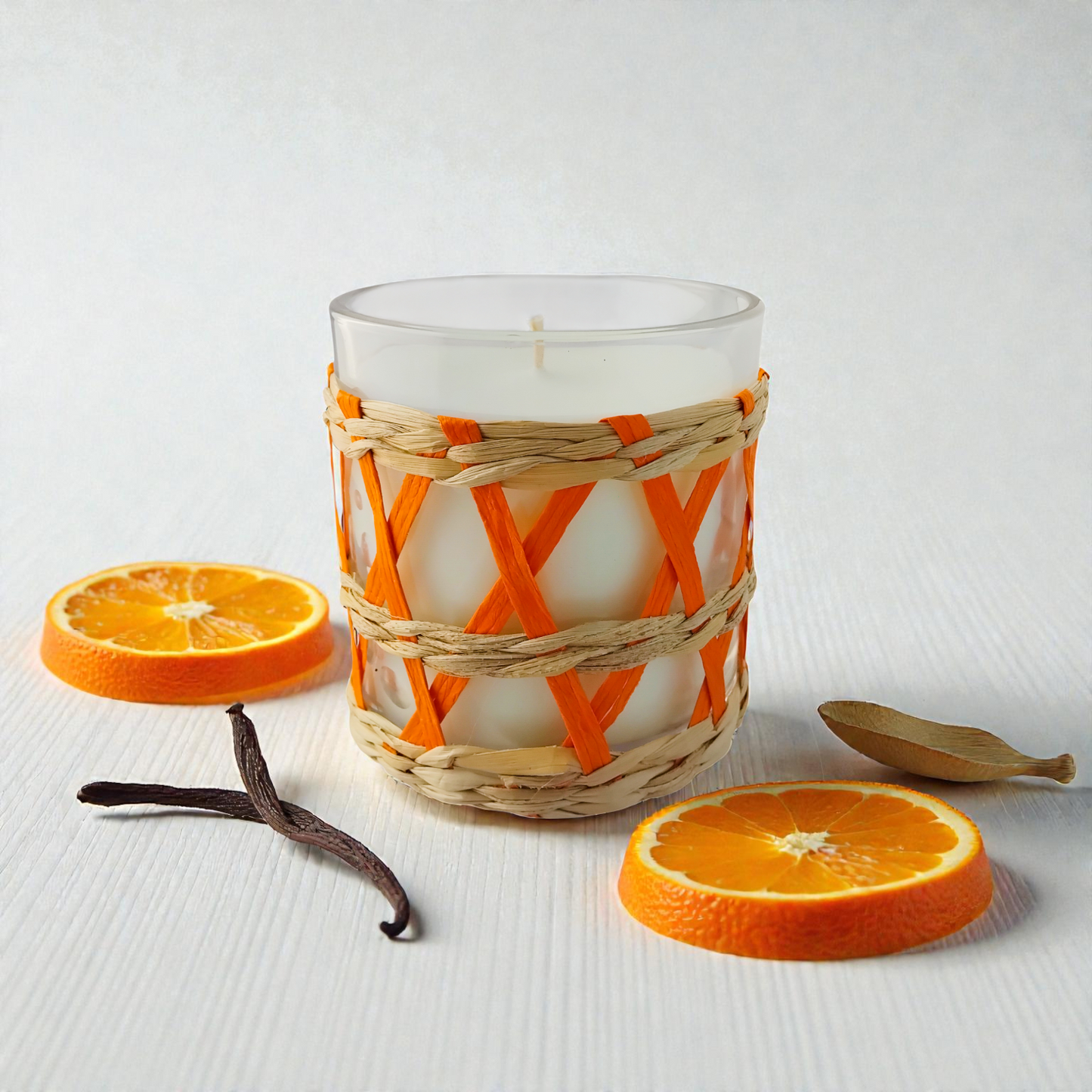 Wicker Bloom Orange - Orange + Cardamom