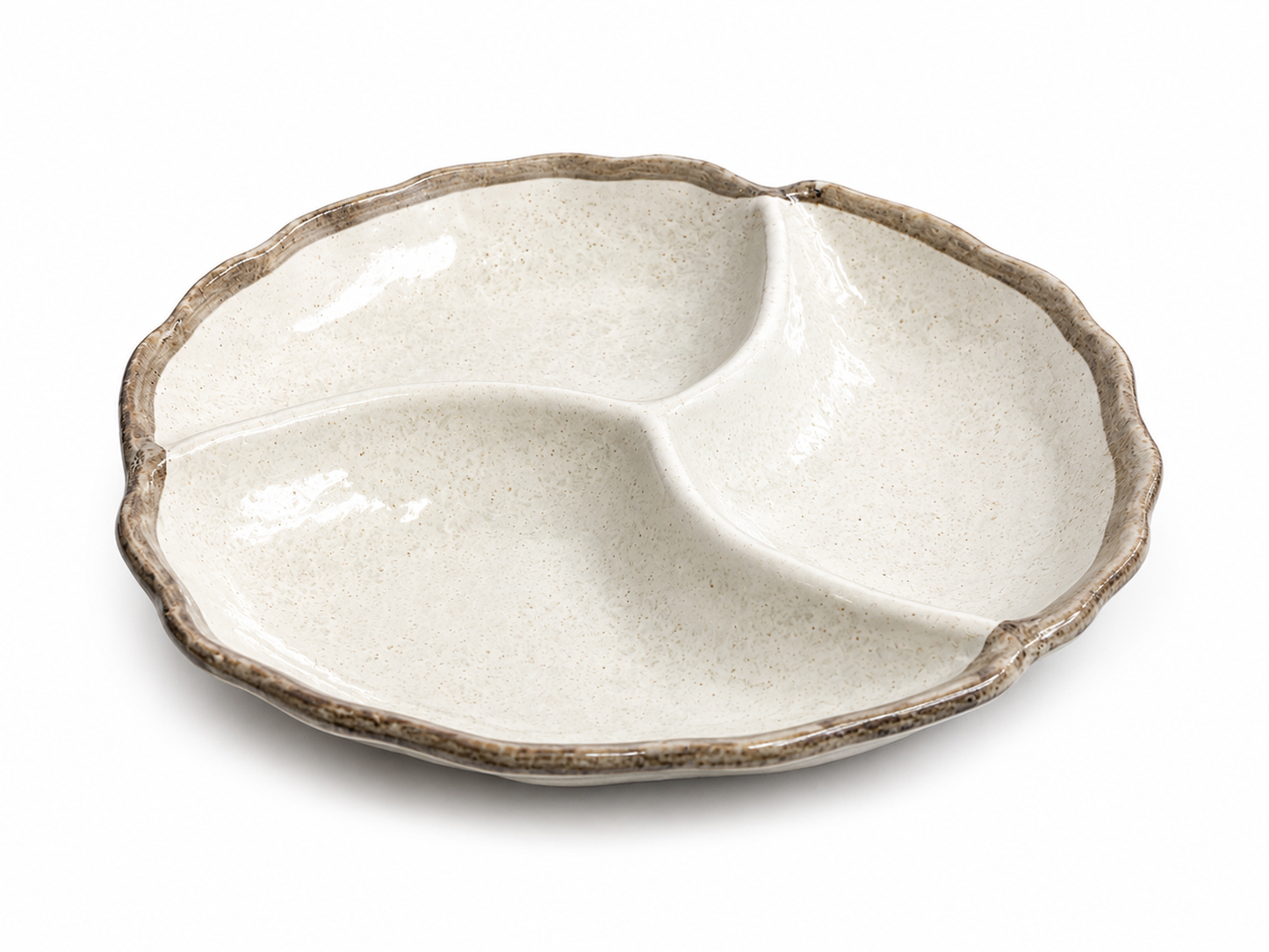 Japanese Ceramic Divided Serving Platter
