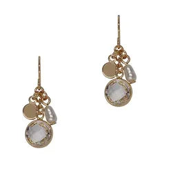 MULTI CHARM CLUSTER FH ER GOLD/CLEAR
