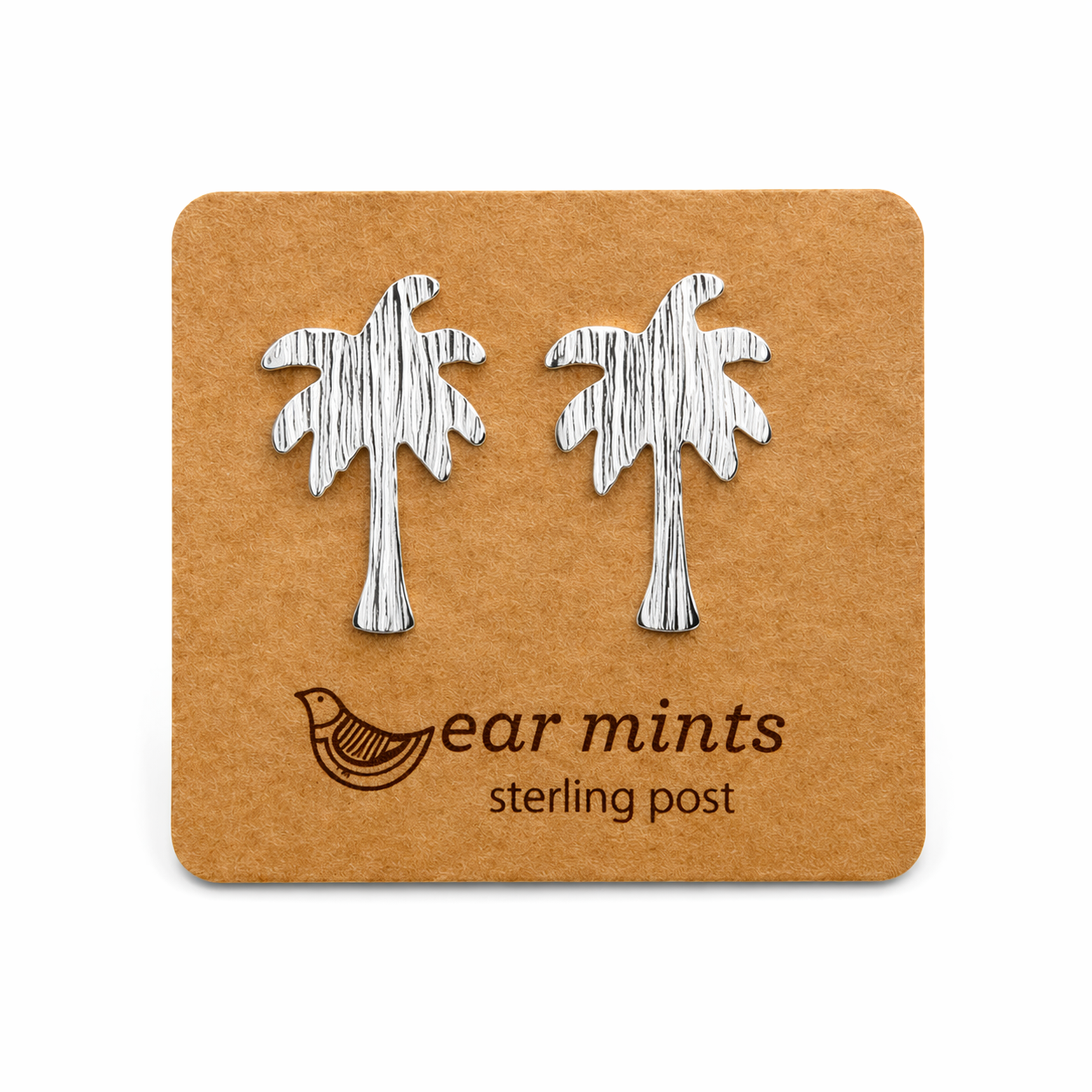 PALM TREE POST- SILVER