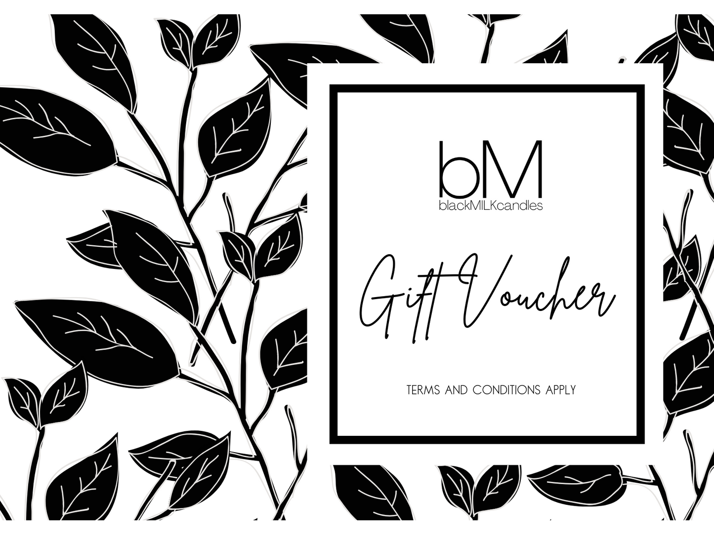 blackMILK Candles Gift Card