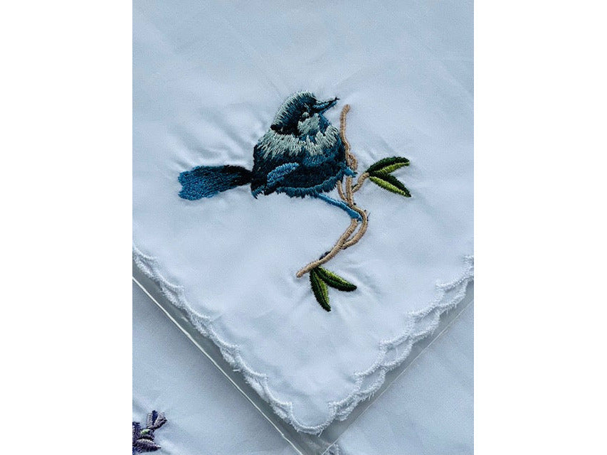 Embroidered Hankies - 3 Set Design