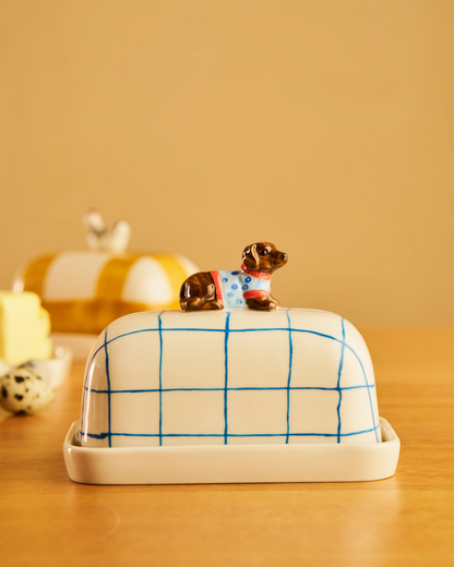 Dachshund Butter Dish / Butter Up