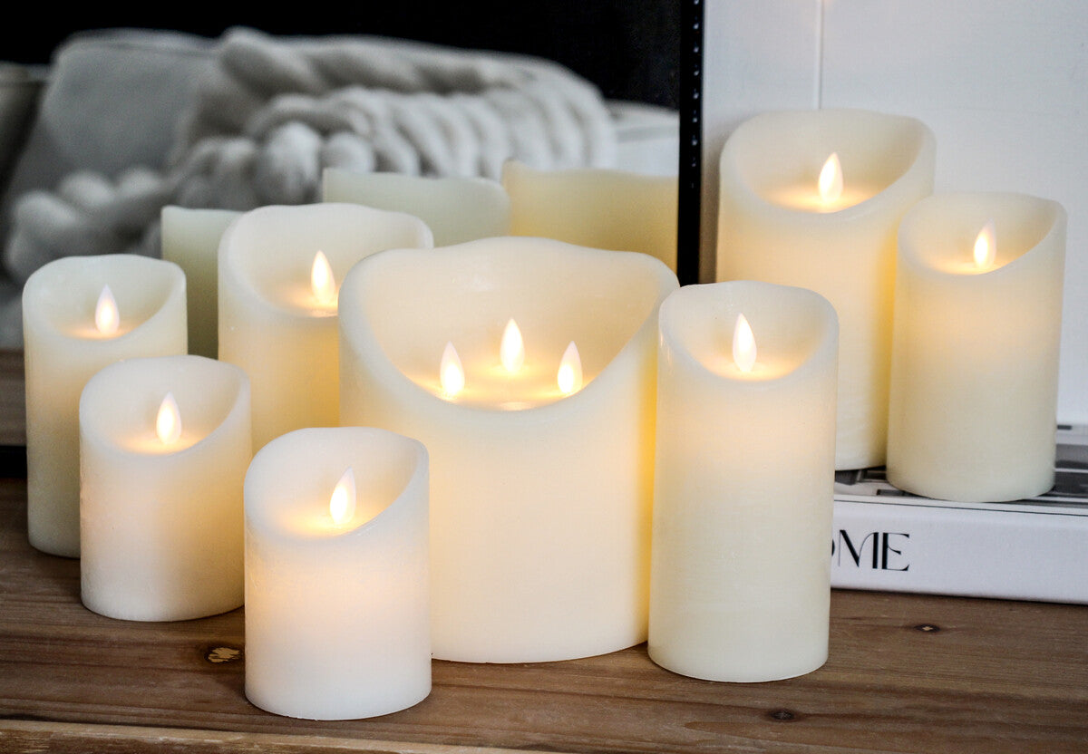 Flameless Candle  Ivory