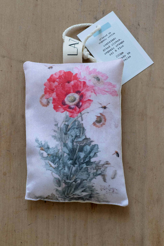 Orangic Scented Sachet- Bees Orange/Clove