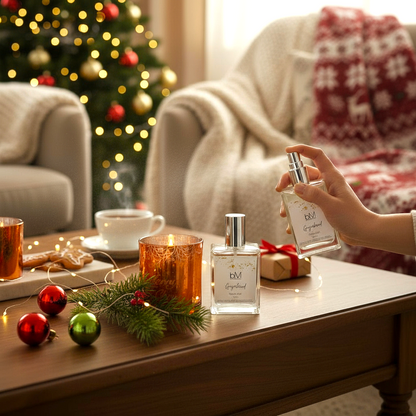 Festive Fragrance Set: Christmas Candle + Room Mist
