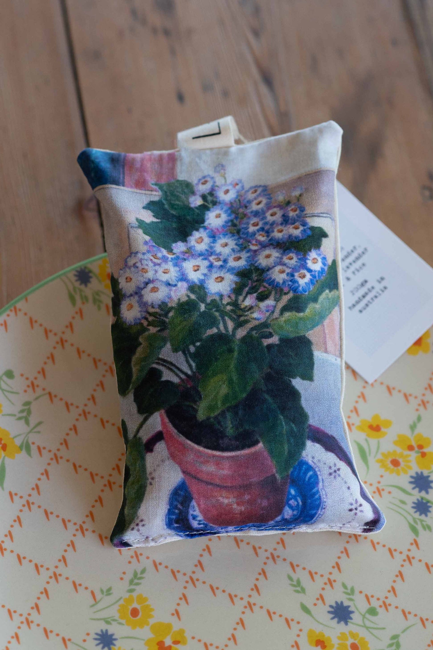 Organic Scented Sachet- Cineraria Lavendar