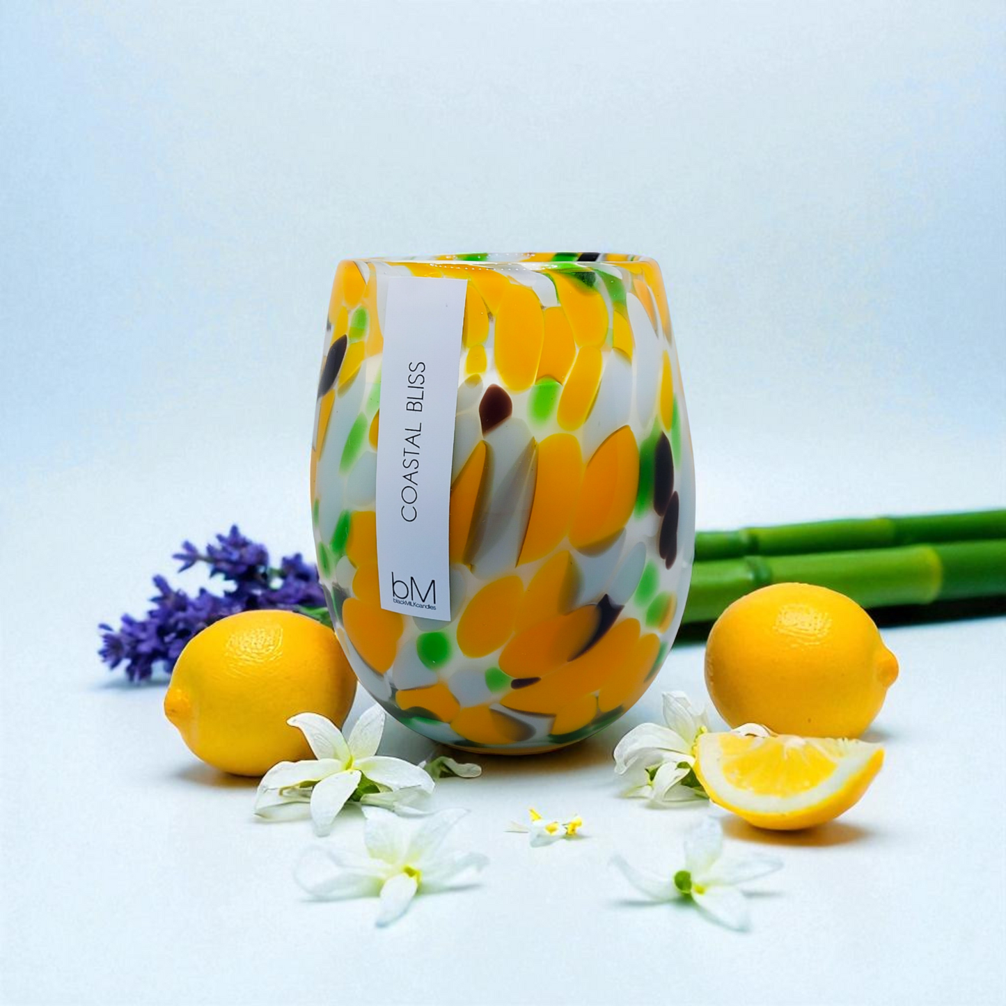 Confetti Green Black Orange - Coastal Bliss