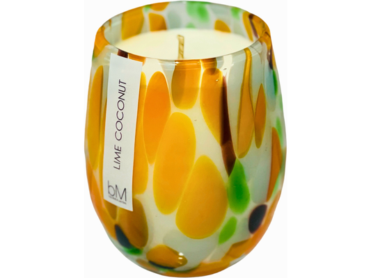 Confetti Green Black Orange - Lime Coconut