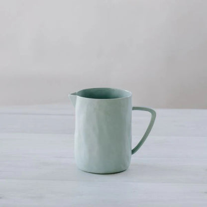 Flax Water Jug- Duck Egg