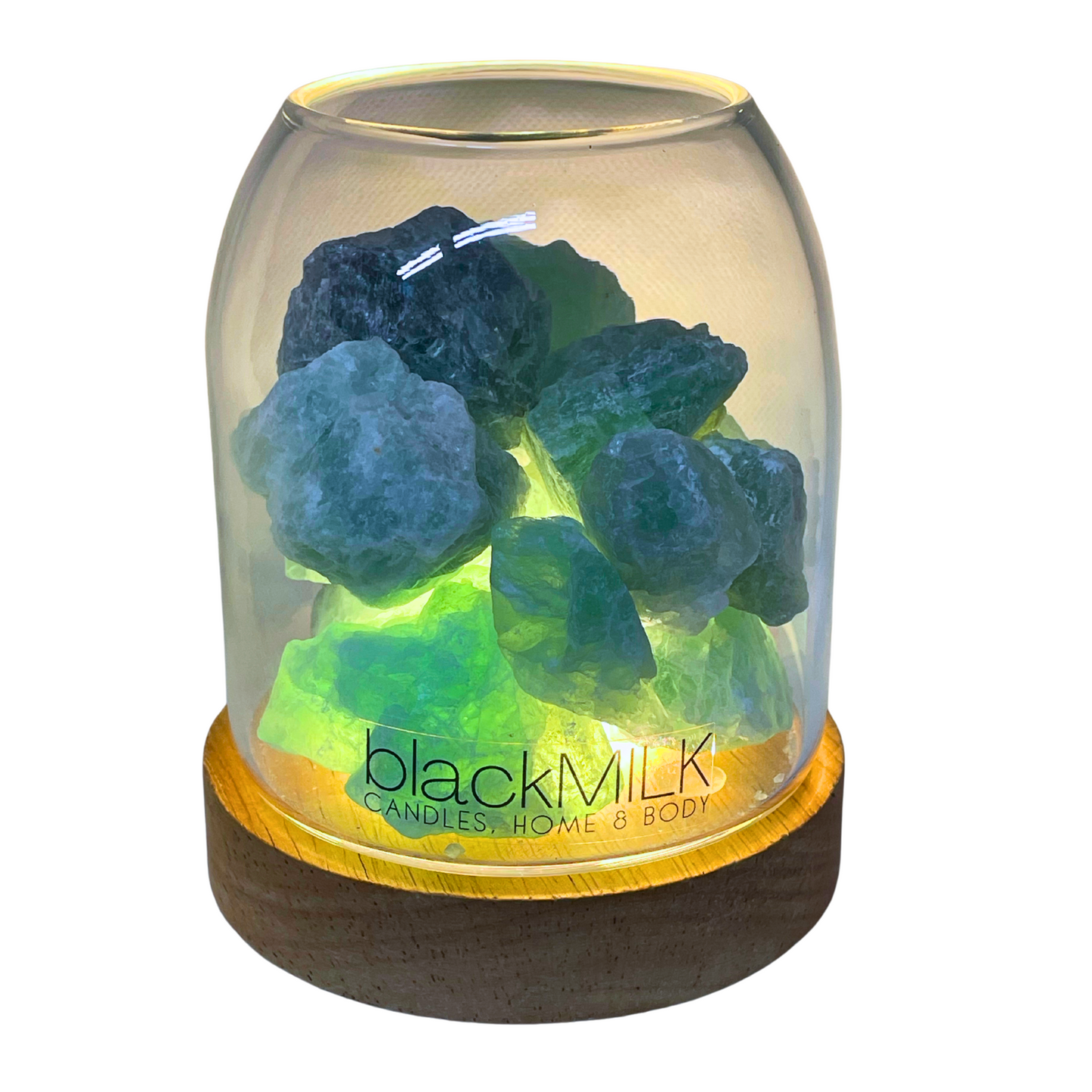 Wellness Crystal Light Diffuser - Green Calcite