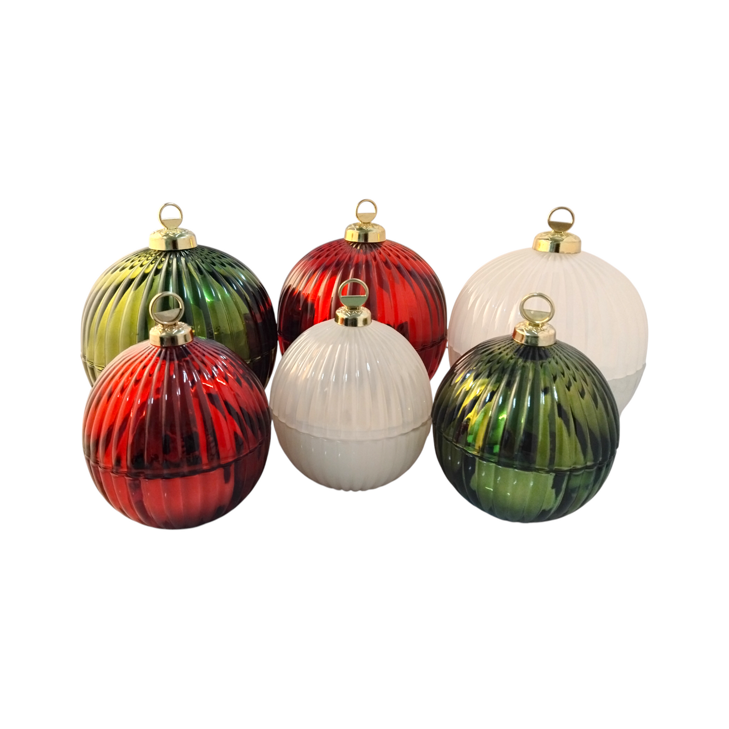 NEW! Mini Christmas Bauble Trio: Traditional