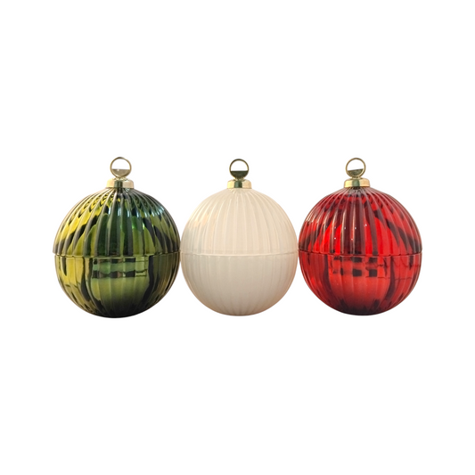 NEW! Mini Christmas Bauble Trio: Traditional