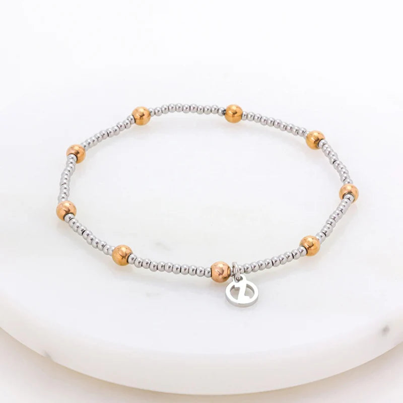 Lucy Bracelet- Rose/Silver