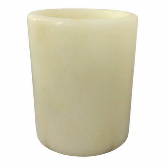 Cararra Marble Candle (Cream) - Coastal Bliss