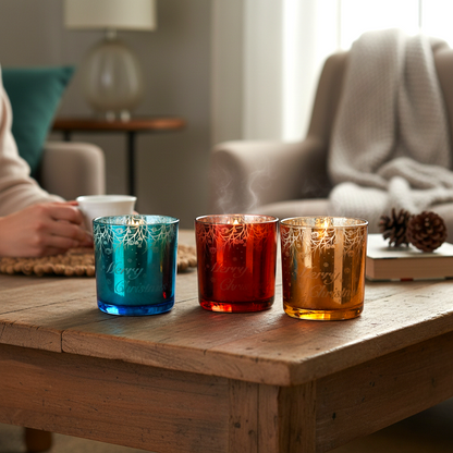 Merry Christmas Candle Set: Buy 2, Get 3rd Half Price