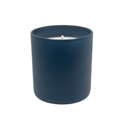 Chalk Navy Candle - Cypress + Bergamot
