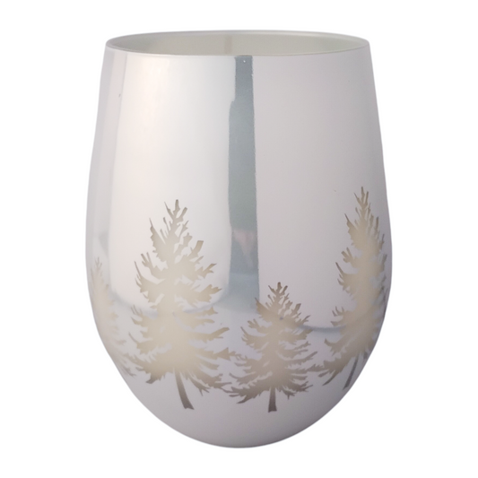 NEW! Christmas Trees Frosted Silver - Christmas Glow