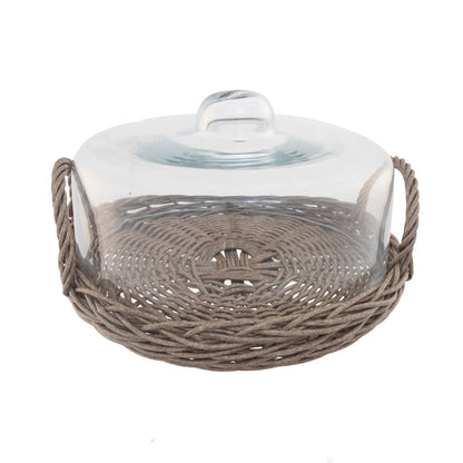 Annette Woven Wide Round Cloche Lge