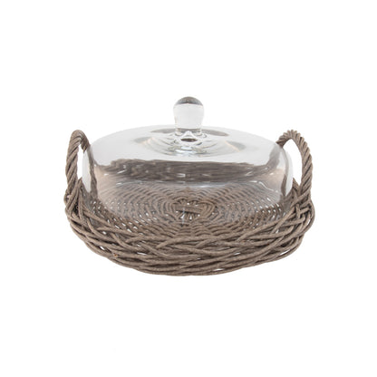 Annette Woven Wide Round Cloche Sml
