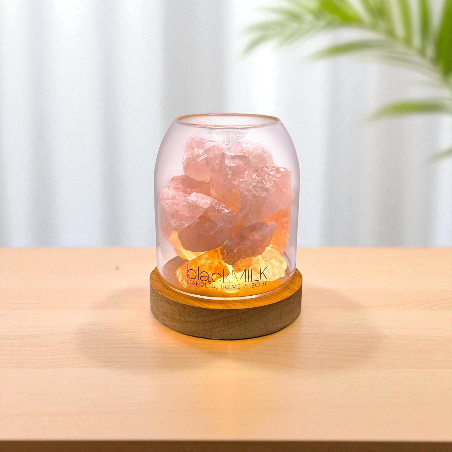 Wellness USB Crystal Diffuser - Rose Quartz