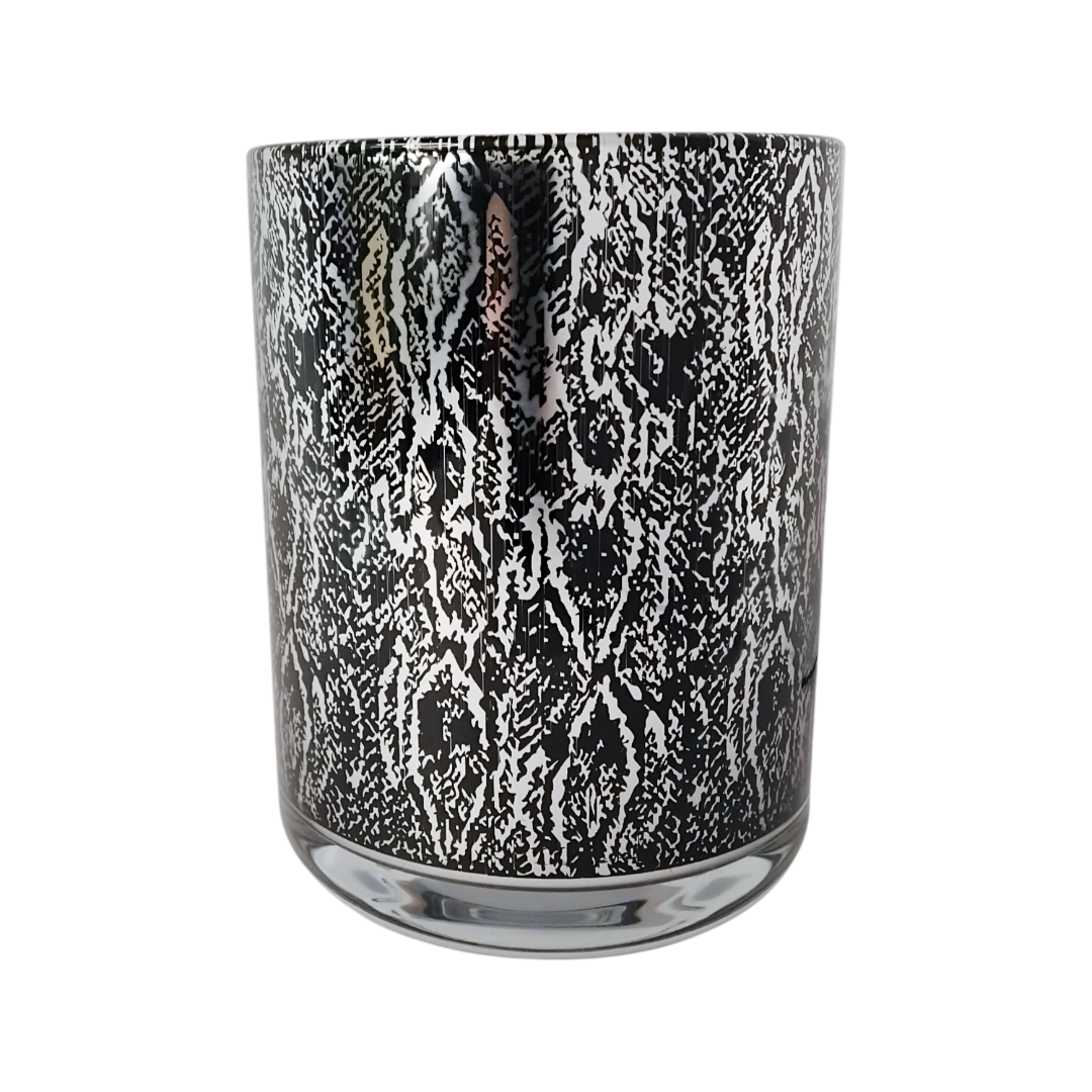 NEW! Jumbo Vogue Python Black + Silver - Oud Wood + Moss