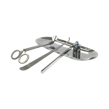 Candle Care Set – Tray | Wick Trimmer | Snuffer | Dipper