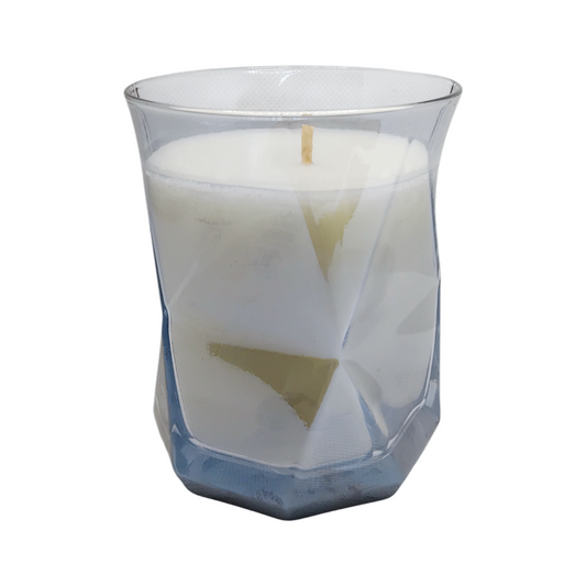 NEW! Geo Candle Clear Black - Oud Wood + Dark Vanilla