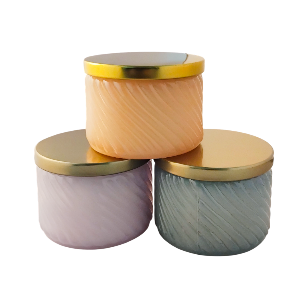 Trinket Candle Blue: Luxe Noir | Pink Peppercorn + Fig | Inspired by Libre
