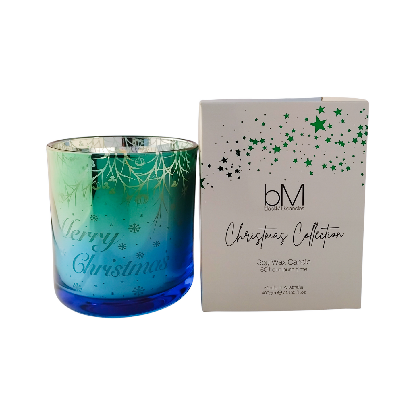 NEW! Merry Christmas Blue/Green - Christmas by the Sea