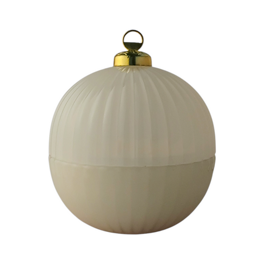 Christmas Bauble Pearl - White Christmas