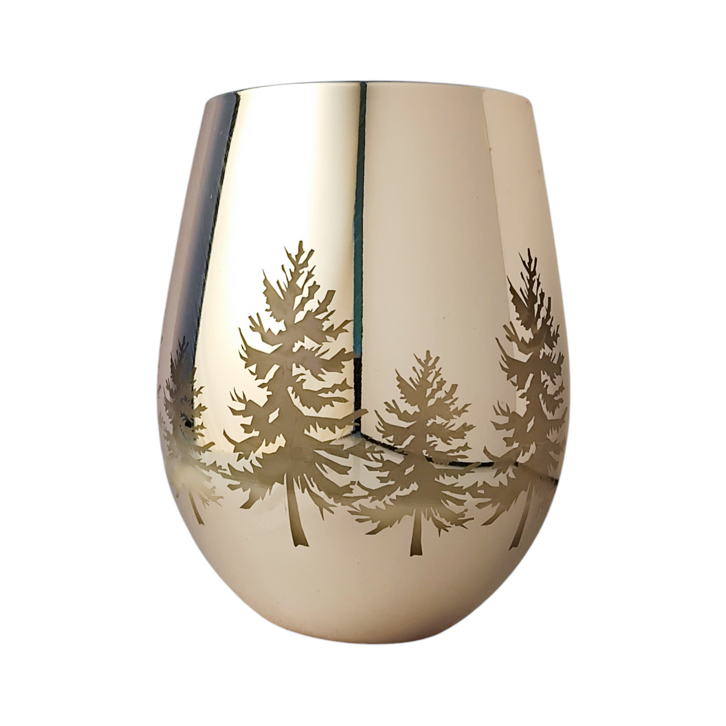 NEW! Christmas Trees Frosted Silver - Christmas Glow