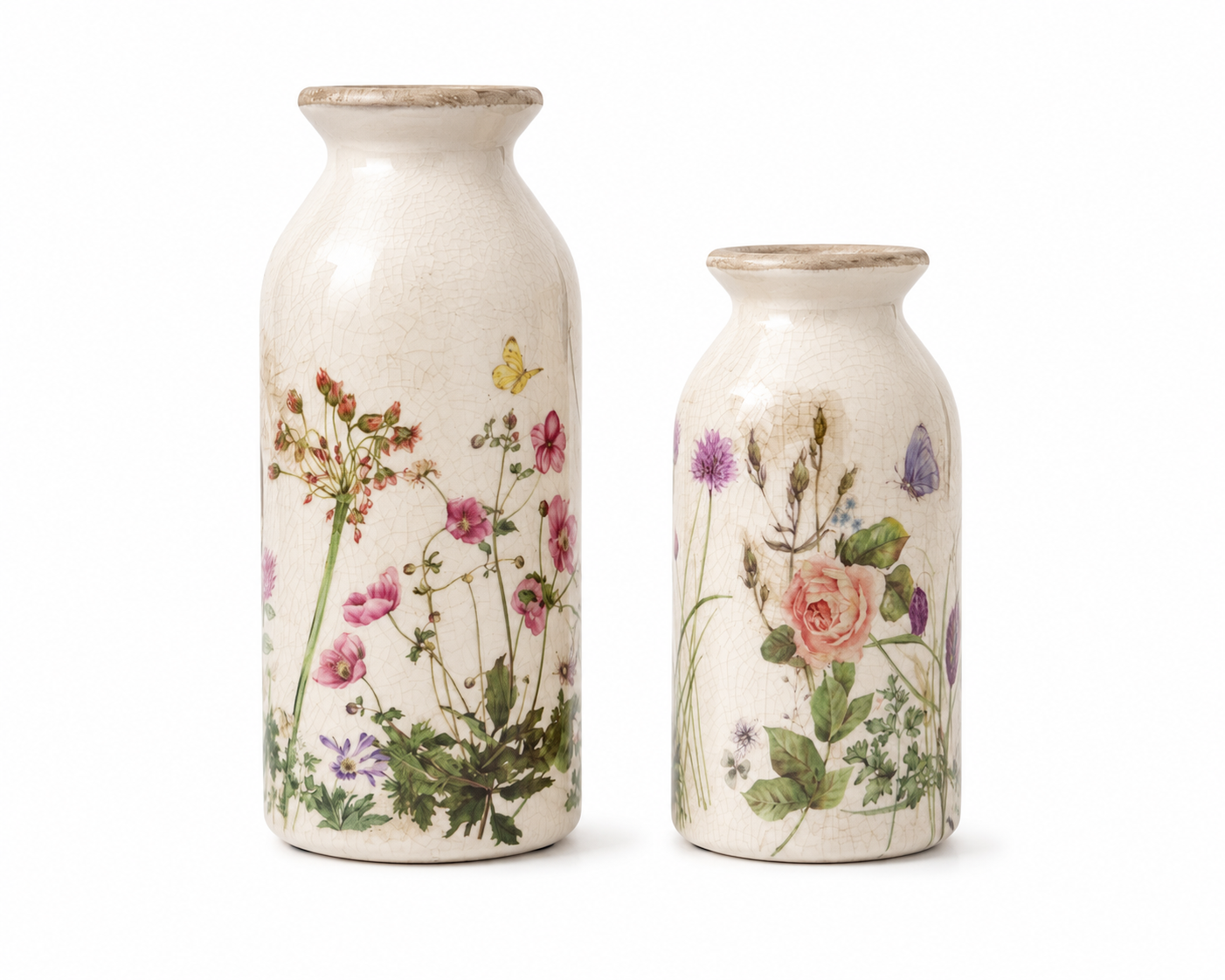Bud Vase S/2 Botanical