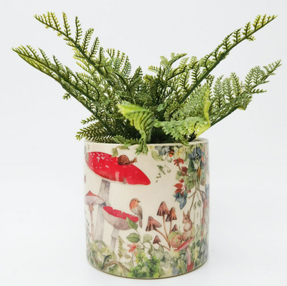 Enchanted Garden Planter Red