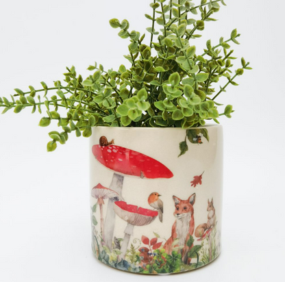 Enchanted Garden Planter Red